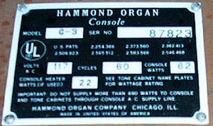 Hammond C-3